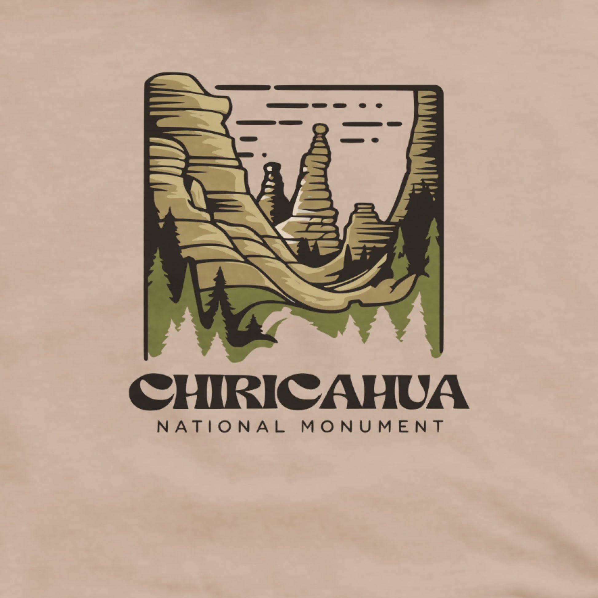 Chiricahua National Monument Hoodie Adventure and Outdoors Themed Hoodie