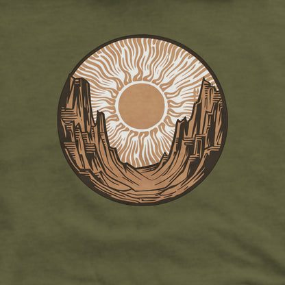Desert Sun Hoodie Adventure and Outdoors Themed Hoodie