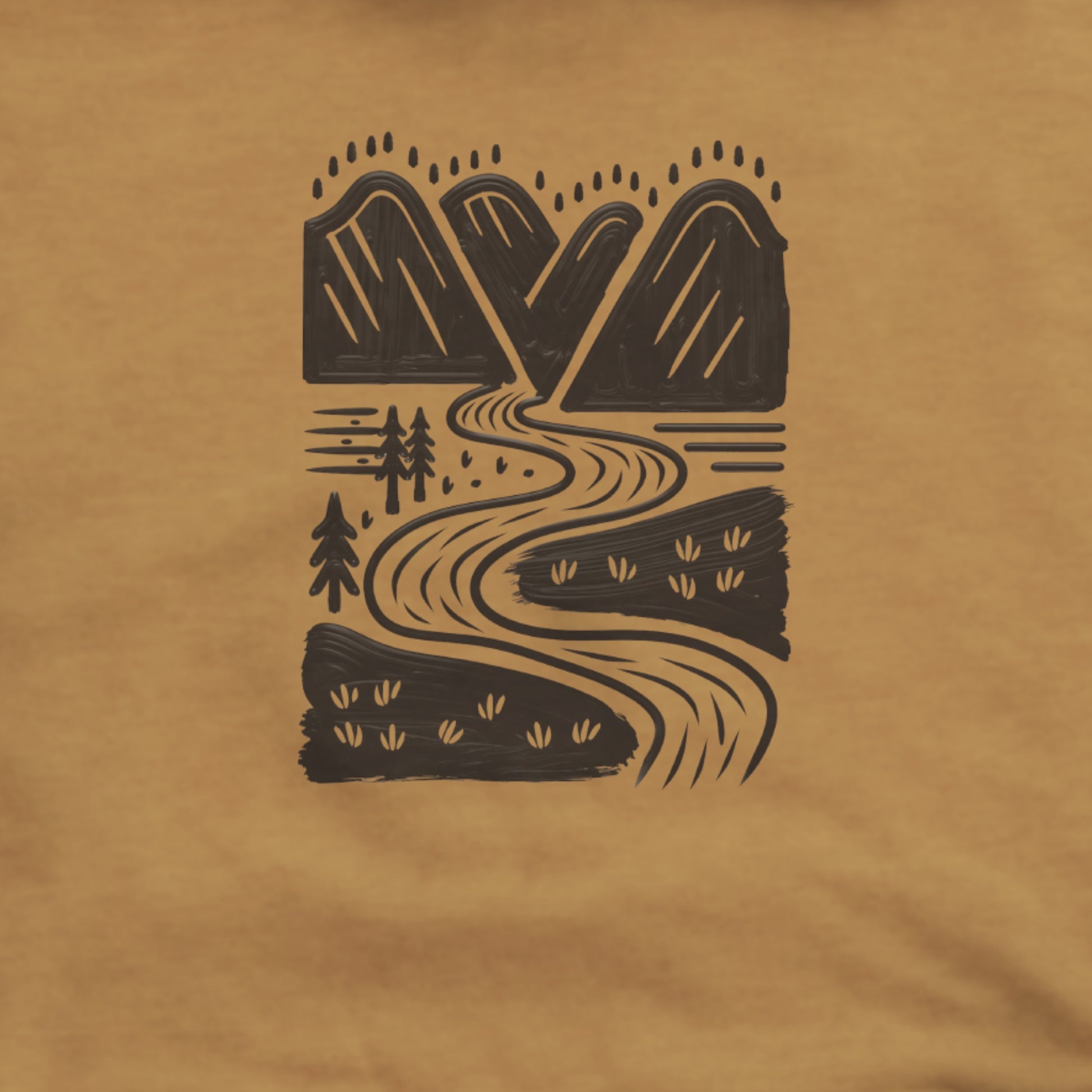 Valley Trails Hoodie Adventure and Outdoors Themed Hoodie
