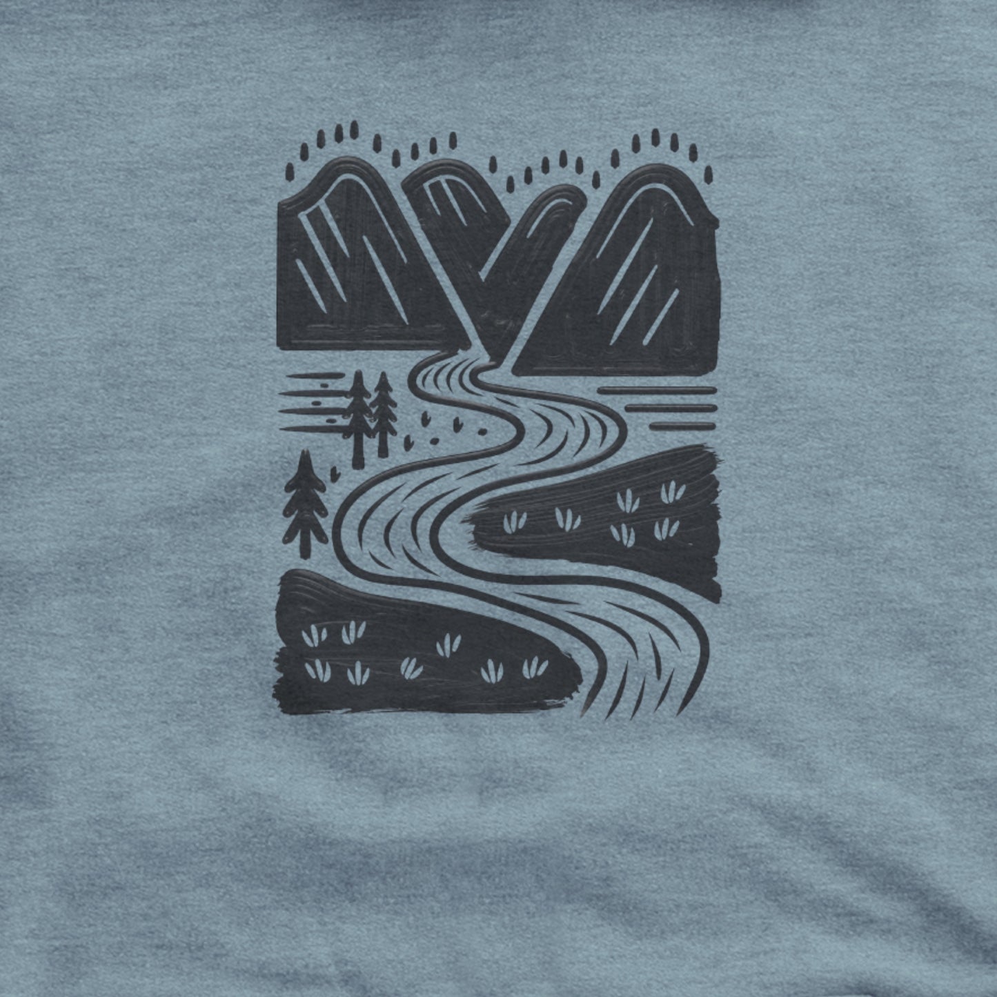 Valley Trails Hoodie Adventure and Outdoors Themed Hoodie