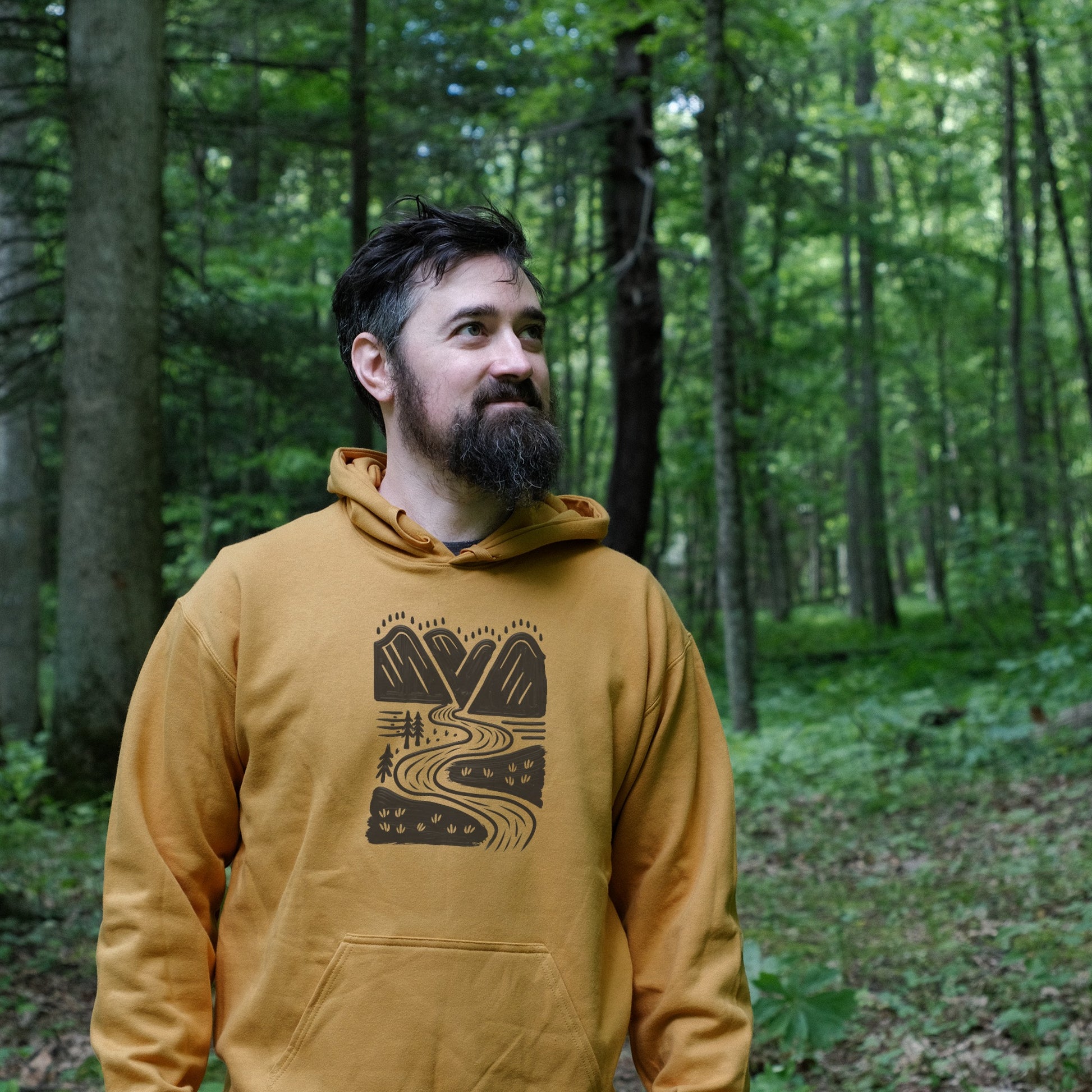 Valley Trails Hoodie Adventure and Outdoors Themed Hoodie