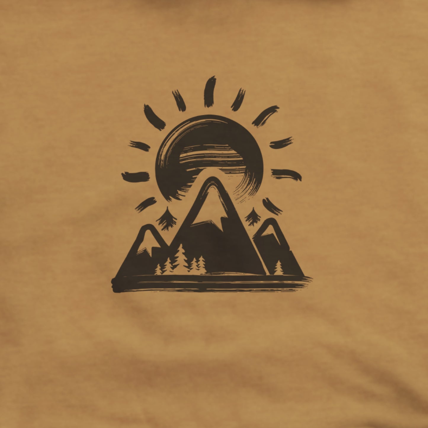 Summit Sunrise Painting Hoodie Adventure and Outdoors Themed Hoodie