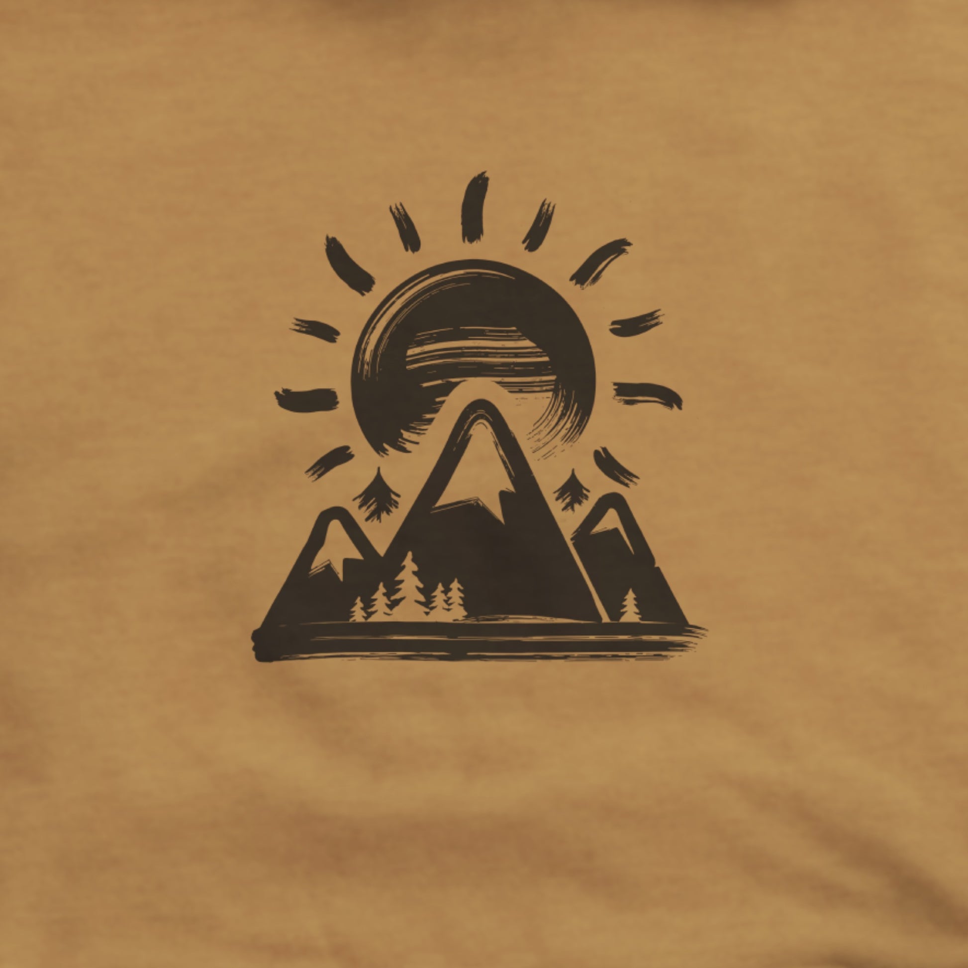 Summit Sunrise Painting Hoodie Adventure and Outdoors Themed Hoodie