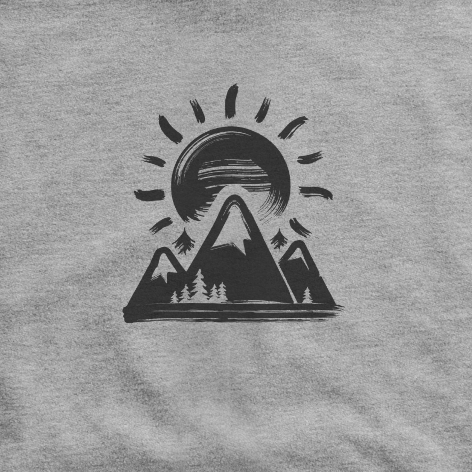 Summit Sunrise Painting Hoodie Adventure and Outdoors Themed Hoodie