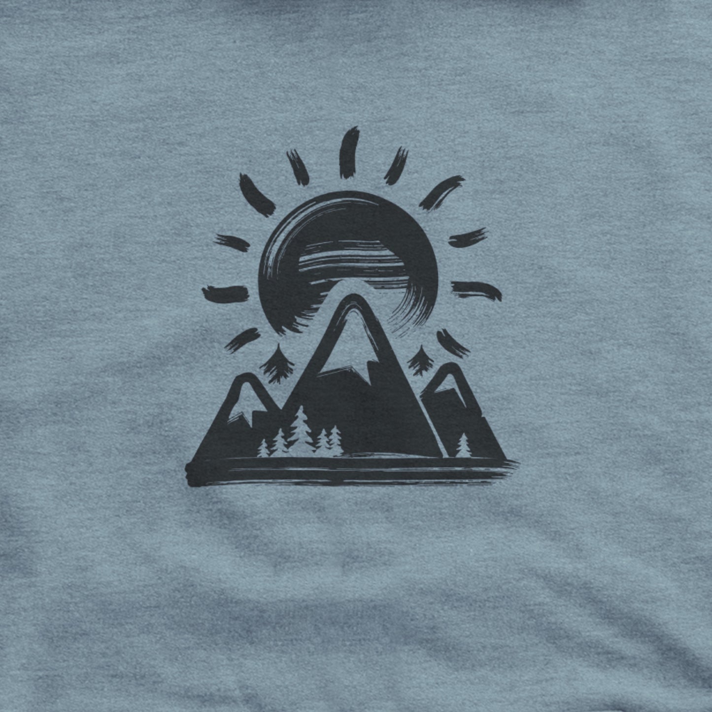 Summit Sunrise Painting Hoodie Adventure and Outdoors Themed Hoodie