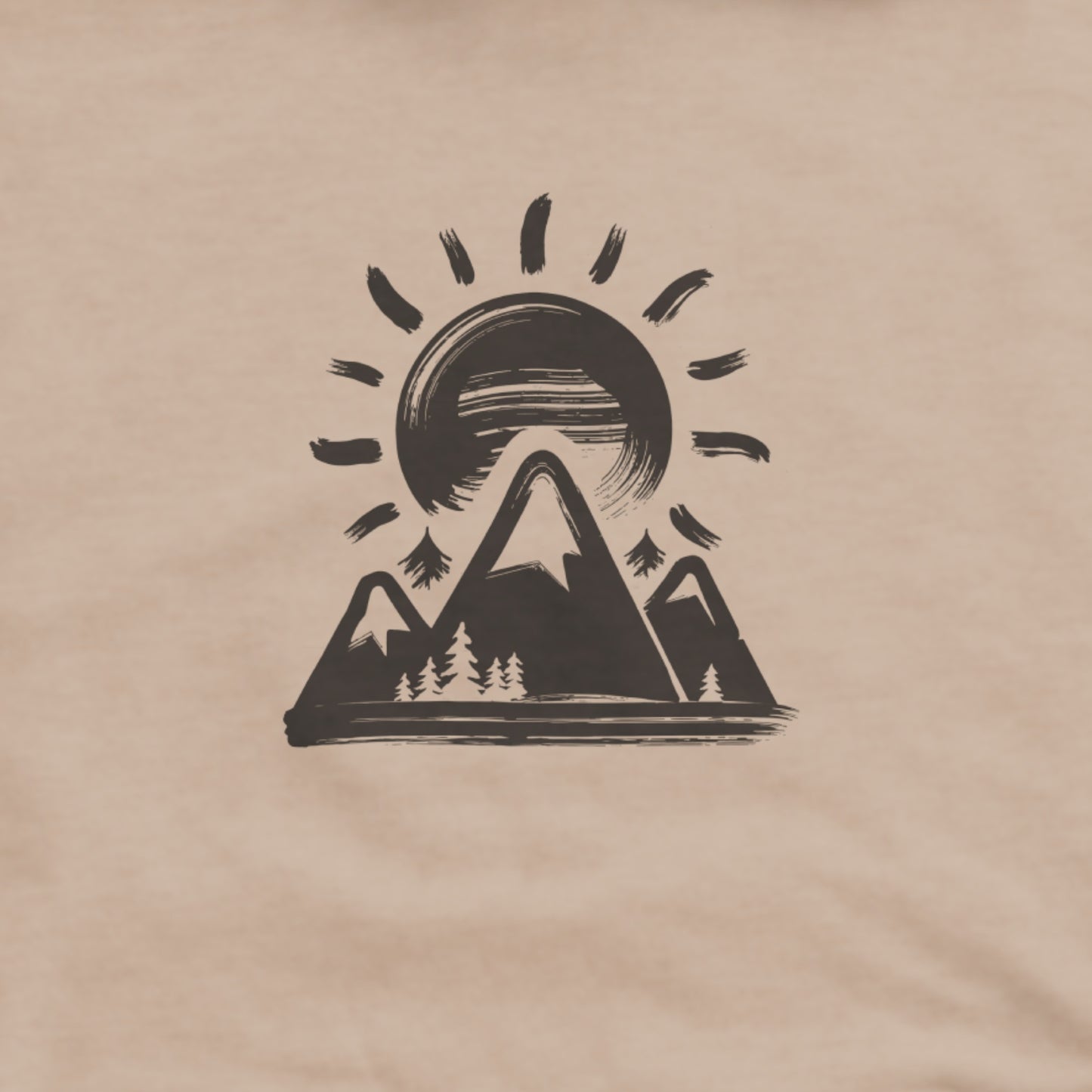 Summit Sunrise Painting Hoodie Adventure and Outdoors Themed Hoodie
