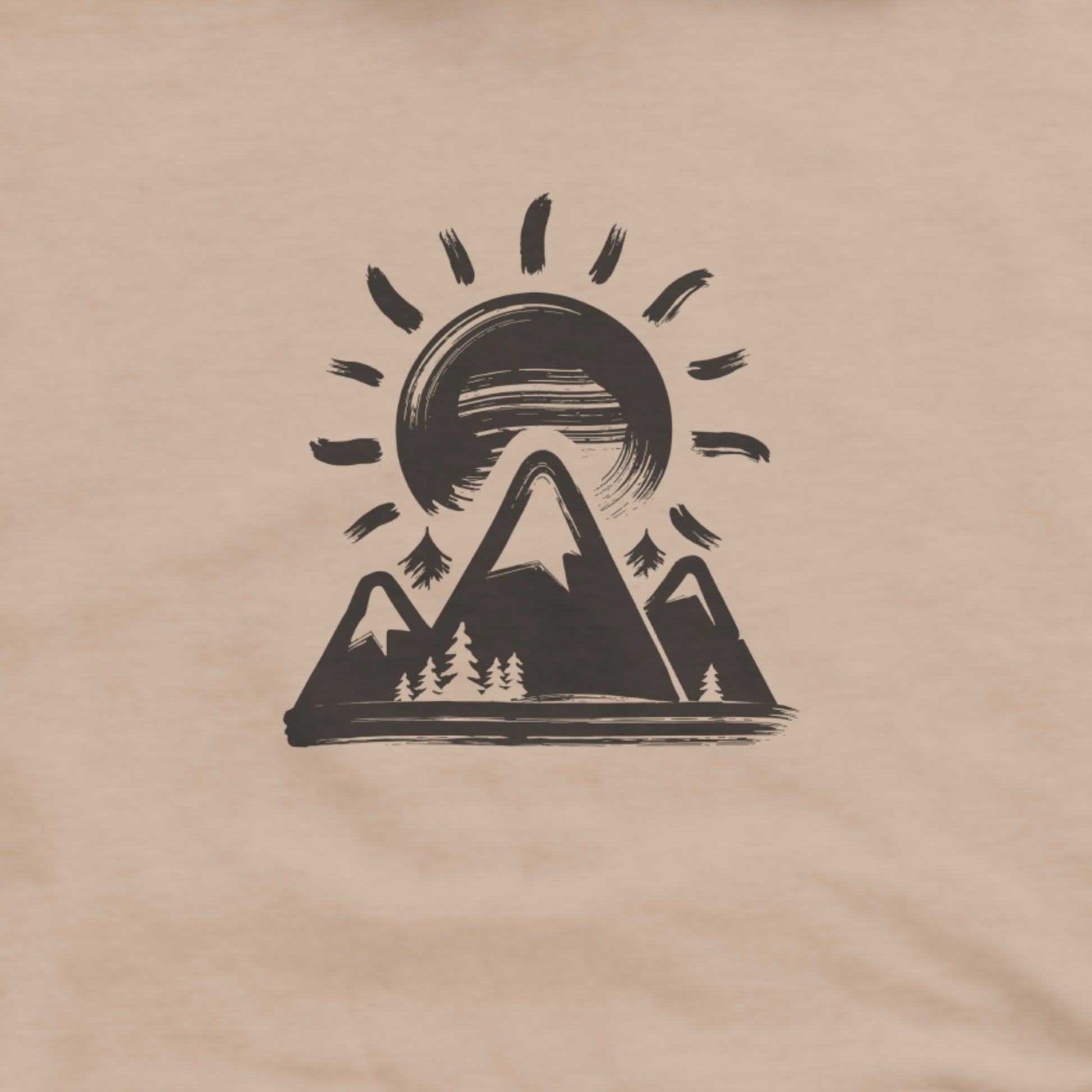 Summit Sunrise Painting Hoodie Adventure and Outdoors Themed Hoodie