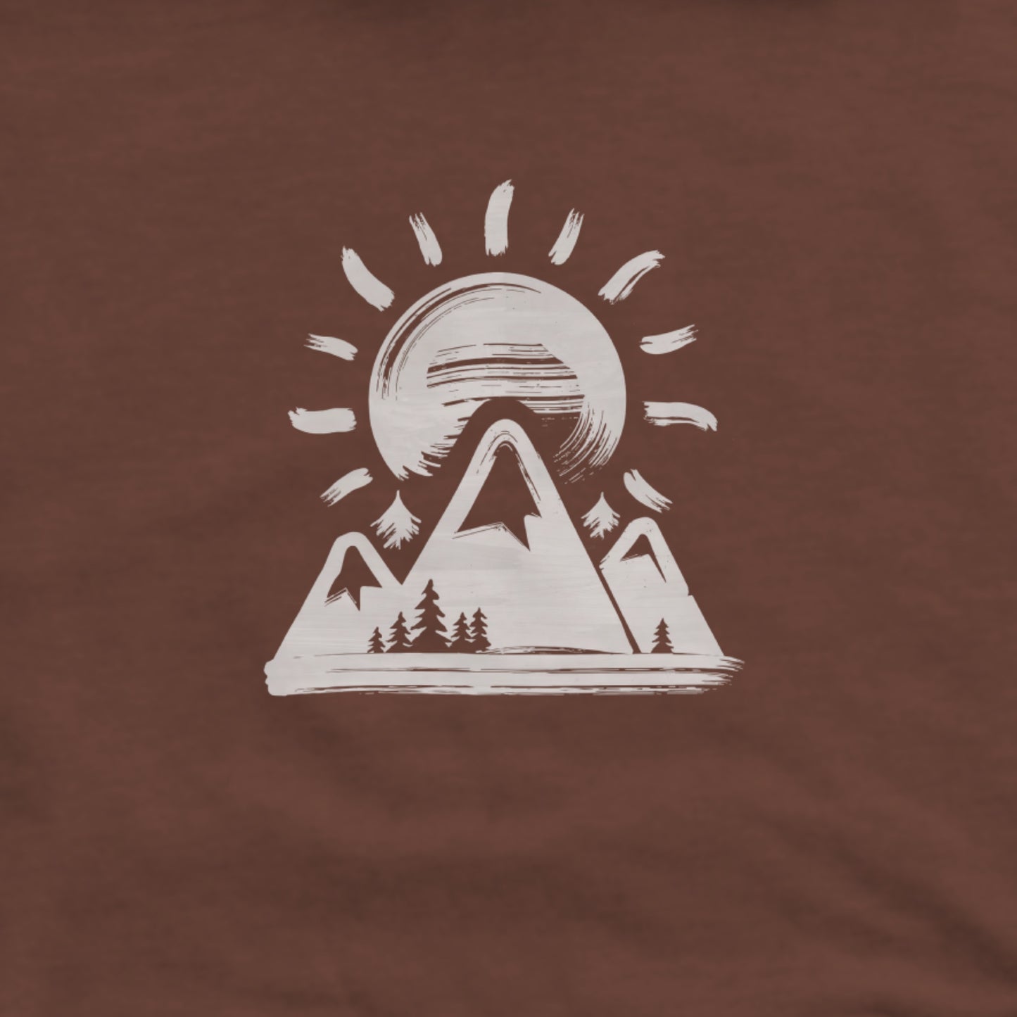 Summit Sunrise Painting Hoodie Adventure and Outdoors Themed Hoodie