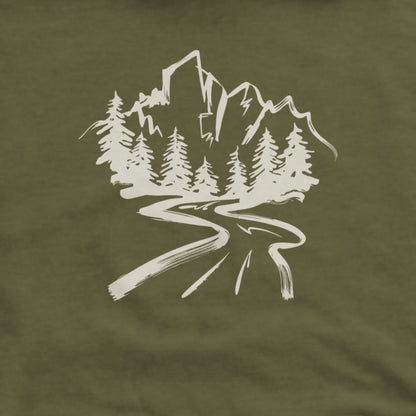 Mountain Bound Hoodie Adventure and Outdoors Themed Hoodie