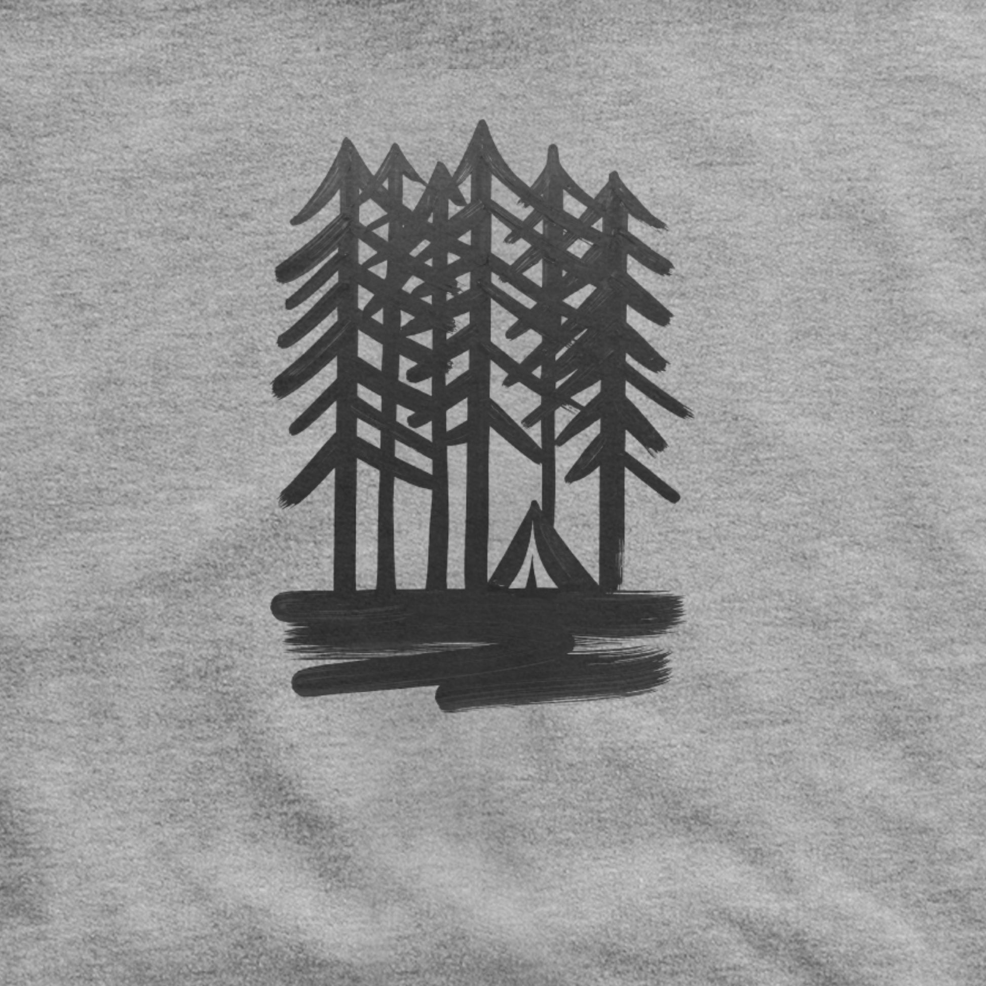 Tall Tree Painting Hoodie Adventure and Outdoors Themed Hoodie