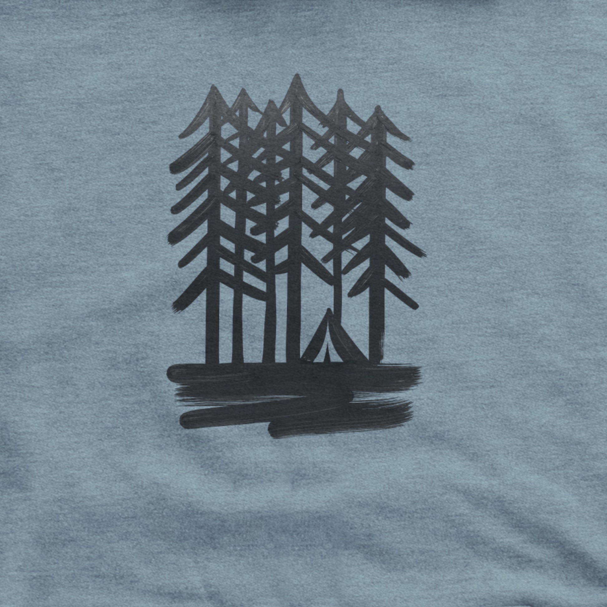 Tall Tree Painting Hoodie Adventure and Outdoors Themed Hoodie