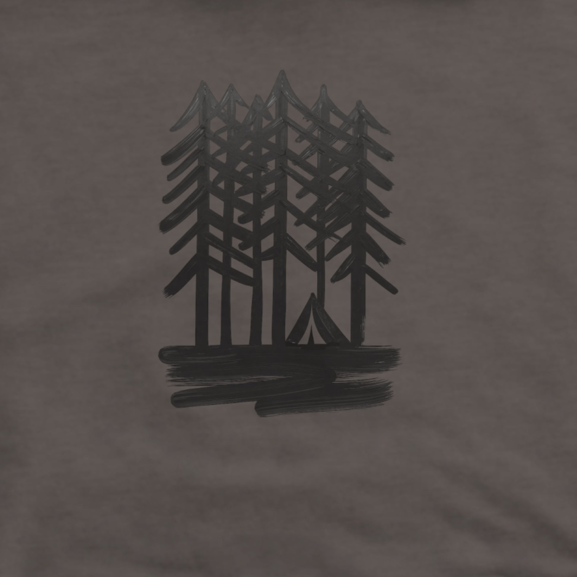 Tall Tree Painting Hoodie Adventure and Outdoors Themed Hoodie
