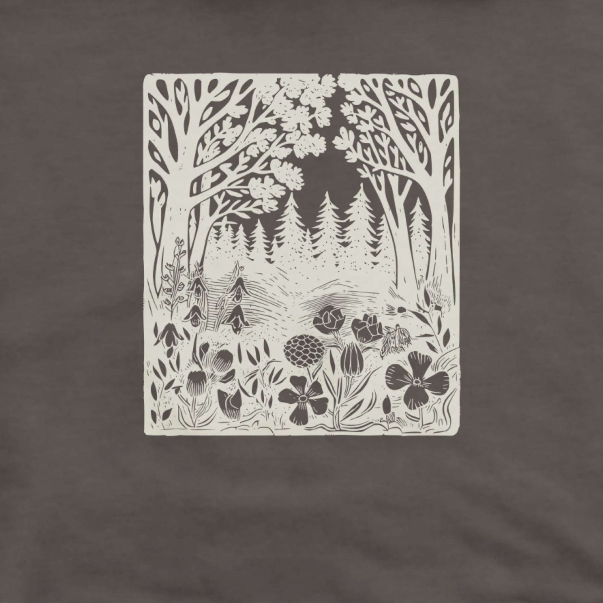 Forest Bloom Hoodie Adventure and Outdoors Themed Hoodie