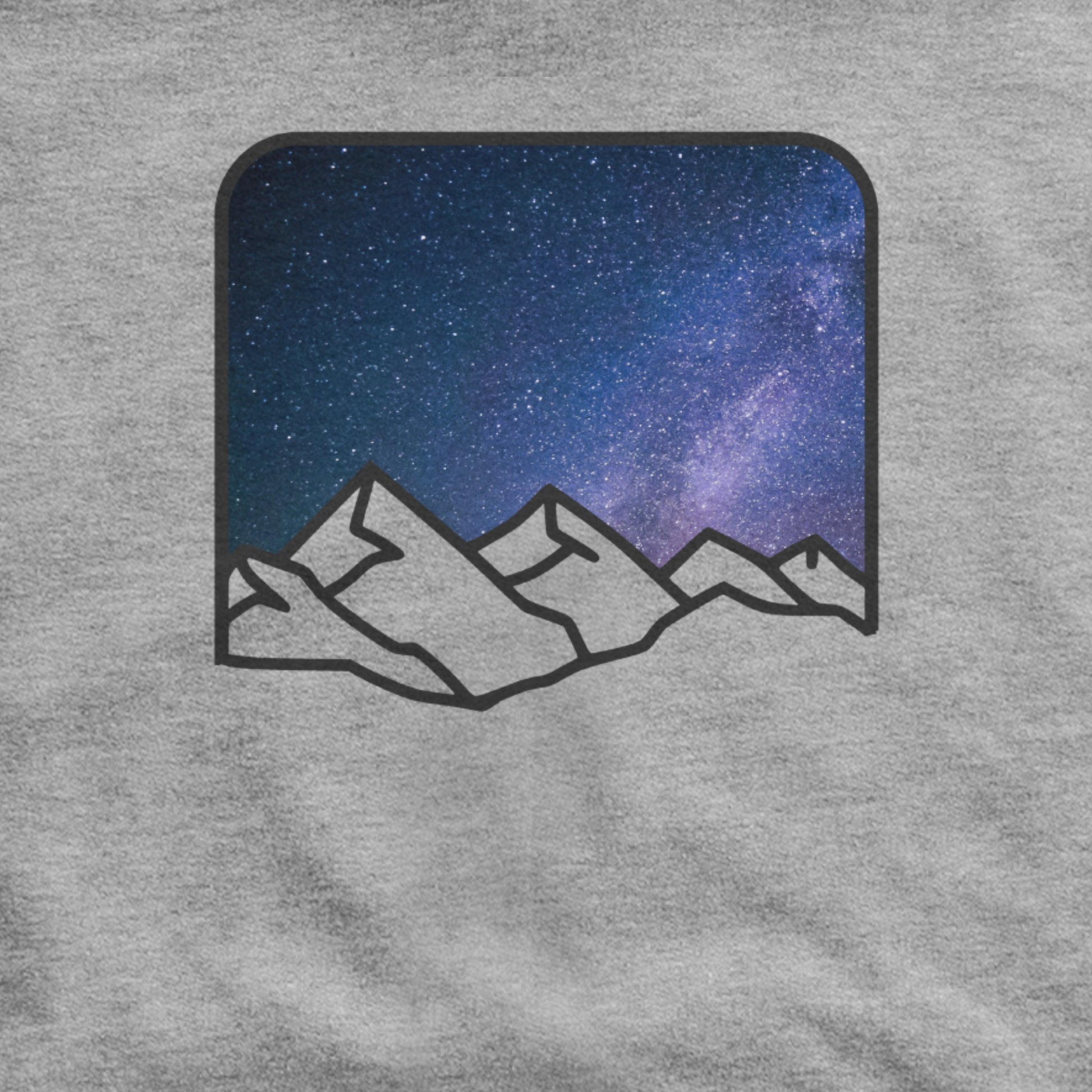Starry Peaks Hoodie Adventure and Outdoors Themed Hoodie