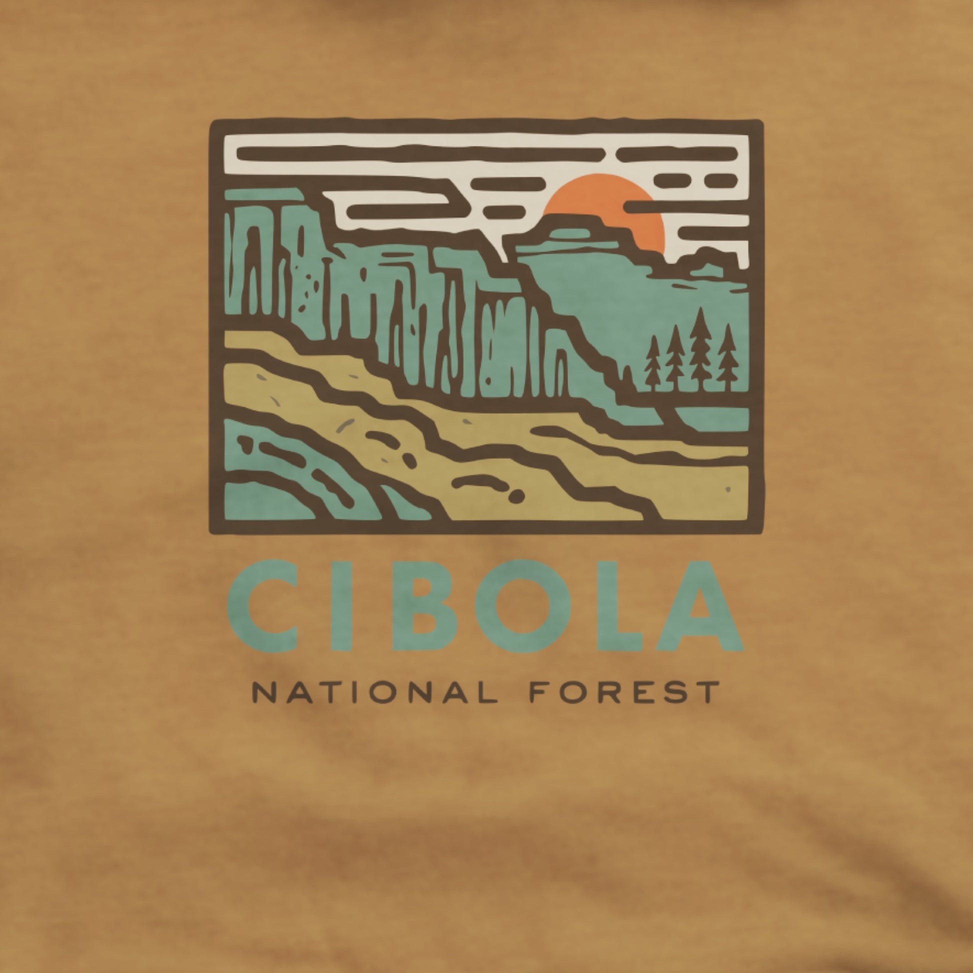 Cibola National Forest Hoodie Adventure and Outdoors Themed Hoodie