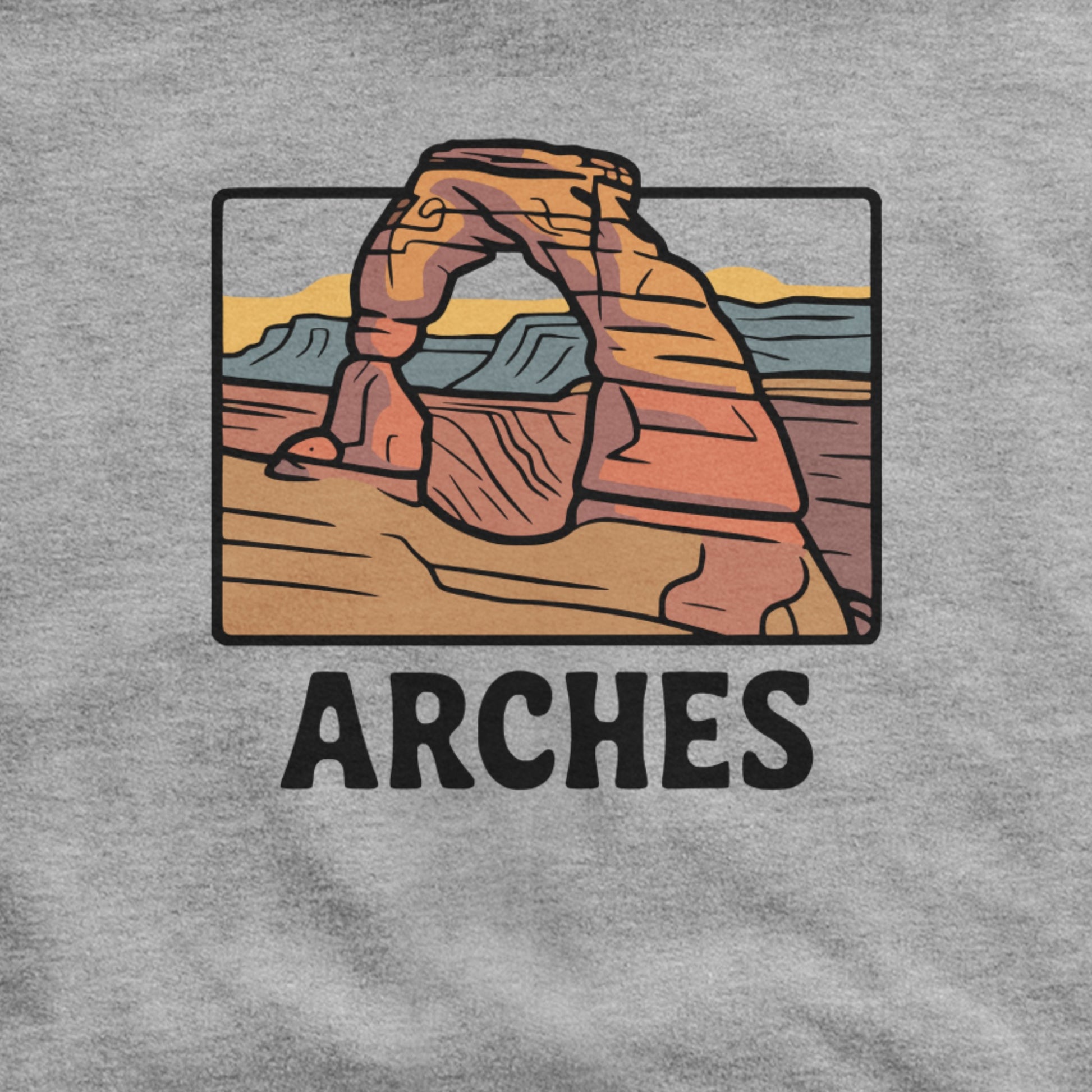 Arches National Park Hoodie Adventure and Outdoors Themed Hoodie