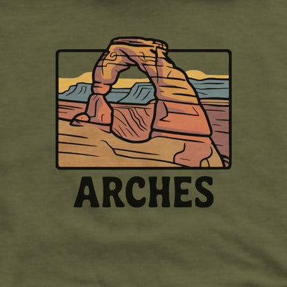 Arches National Park Hoodie Adventure and Outdoors Themed Hoodie