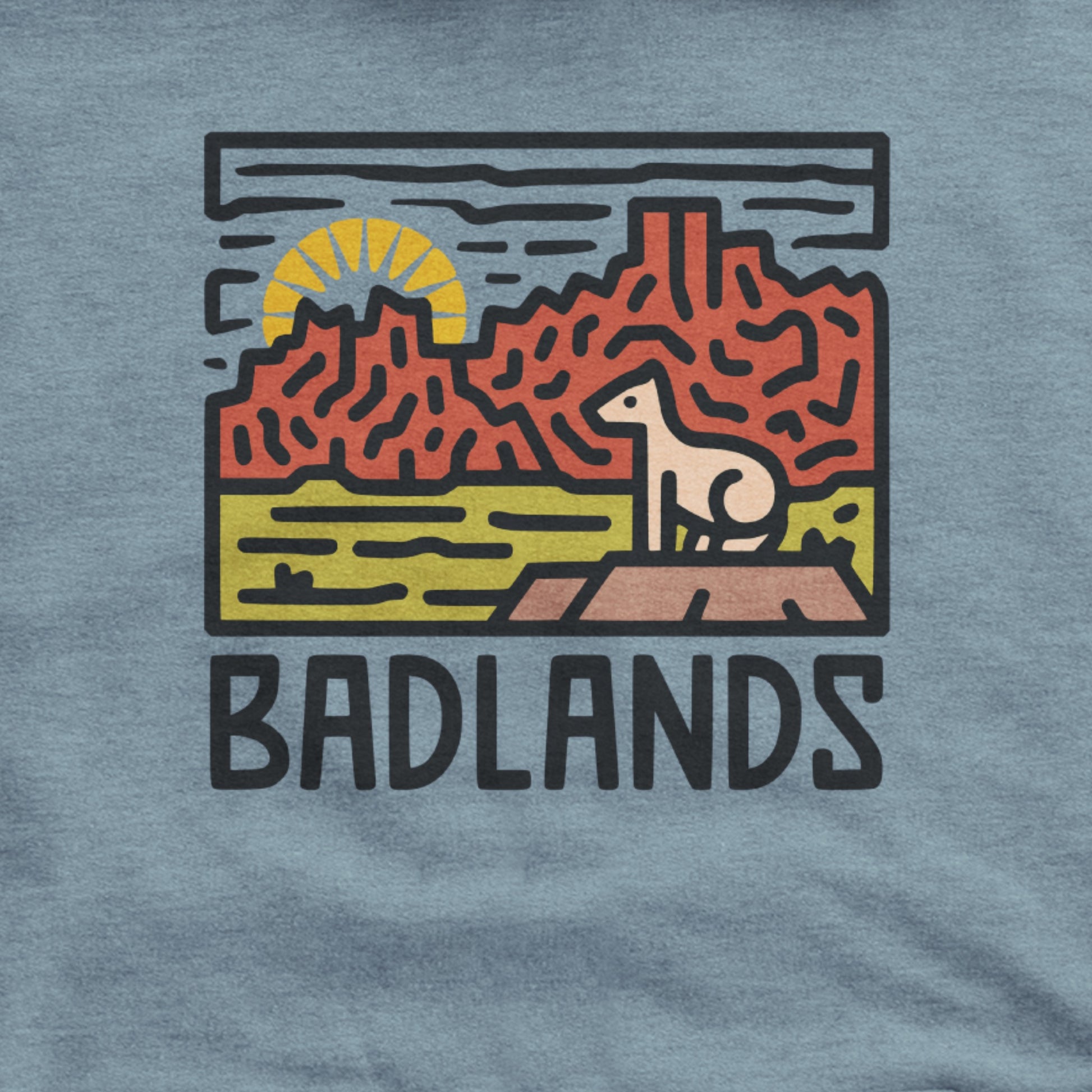 Badlands National Park Hoodie Adventure and Outdoors Themed Hoodie