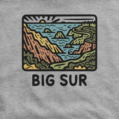 Big Sur State Park Hoodie Adventure and Outdoors Themed Hoodie