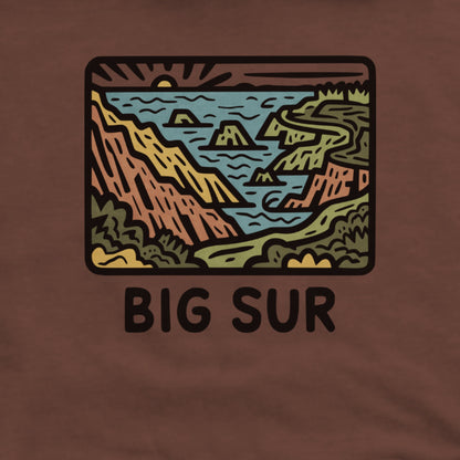 Big Sur State Park Hoodie Adventure and Outdoors Themed Hoodie
