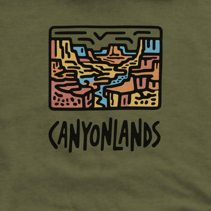 Canyonlands National Park Hoodie Adventure and Outdoors Themed Hoodie