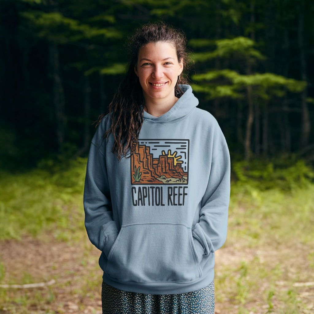 Capitol Reef National Park Hoodie Adventure and Outdoors Themed Hoodie