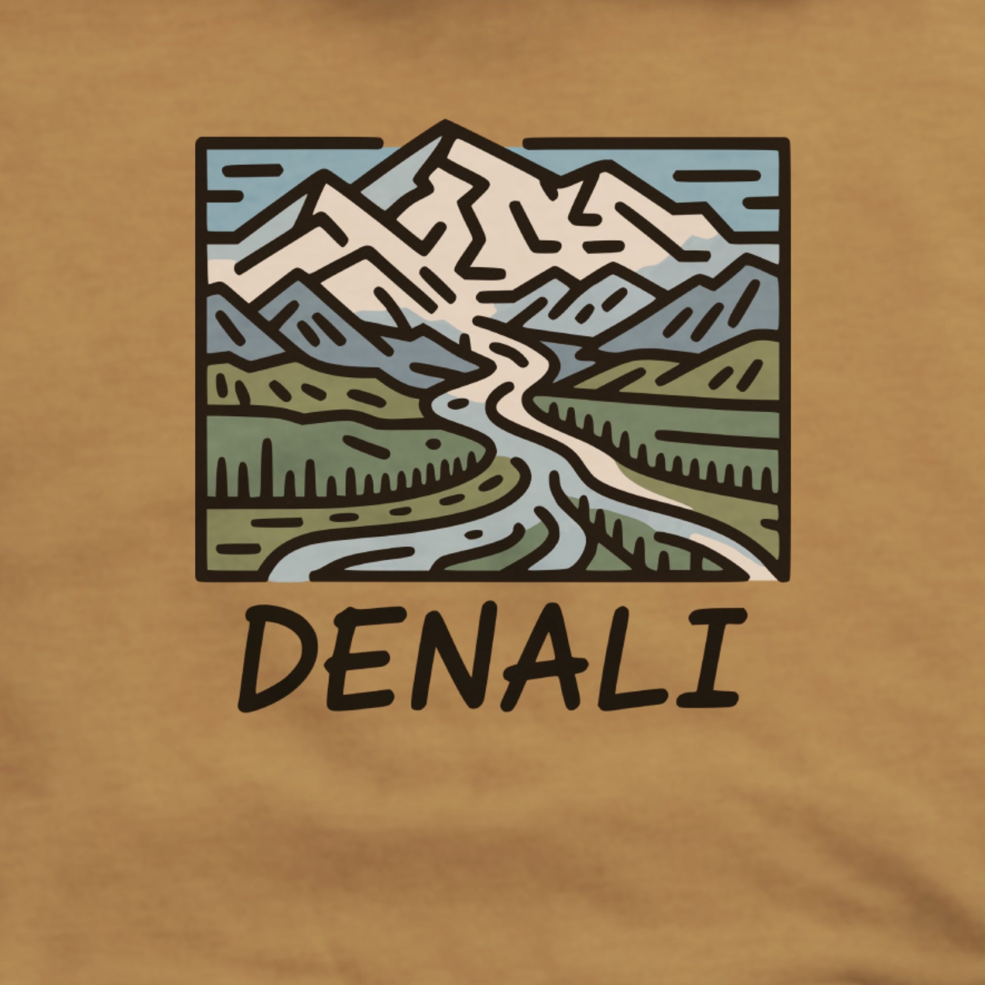 Denali National Park Hoodie Adventure and Outdoors Themed Hoodie