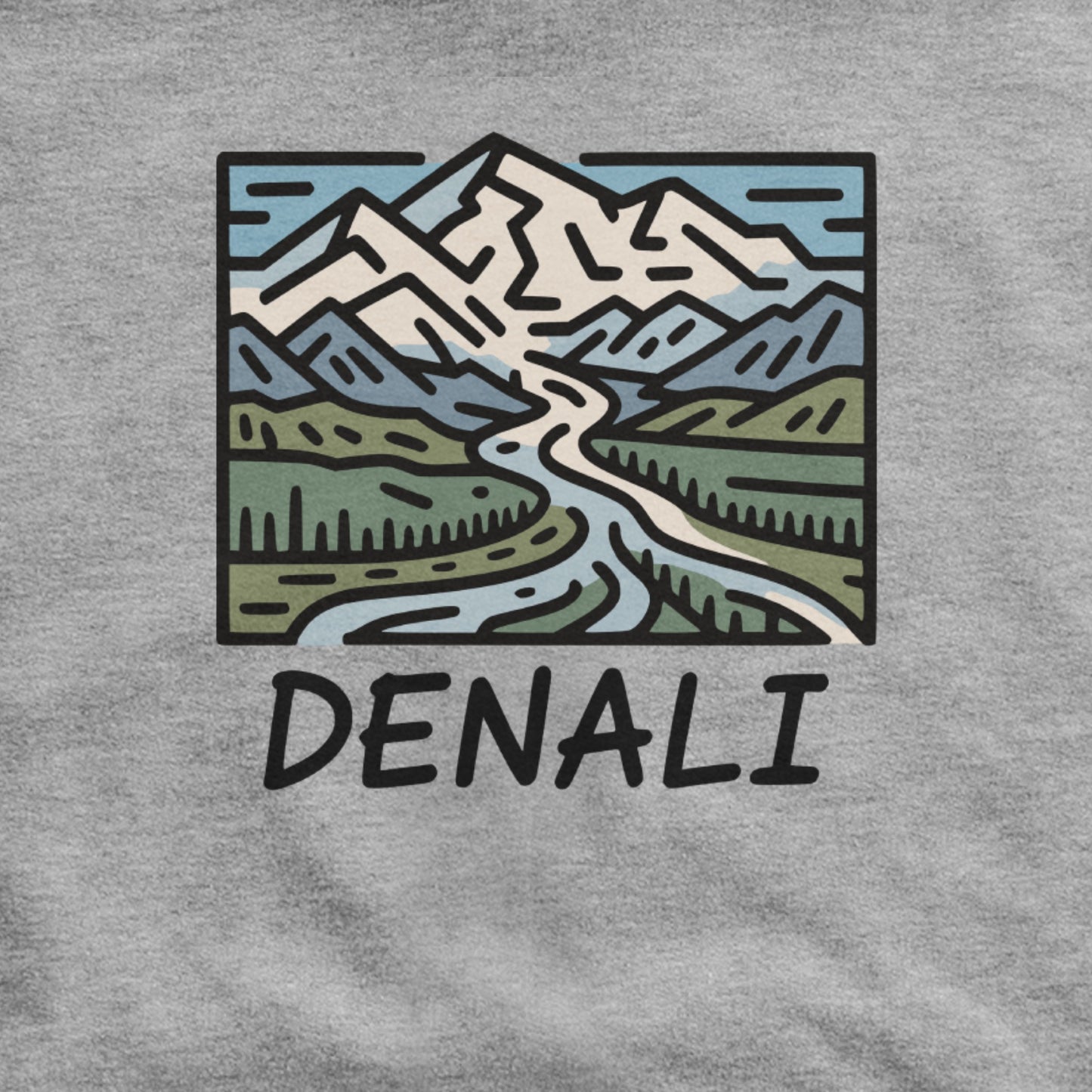 Denali National Park Hoodie Adventure and Outdoors Themed Hoodie