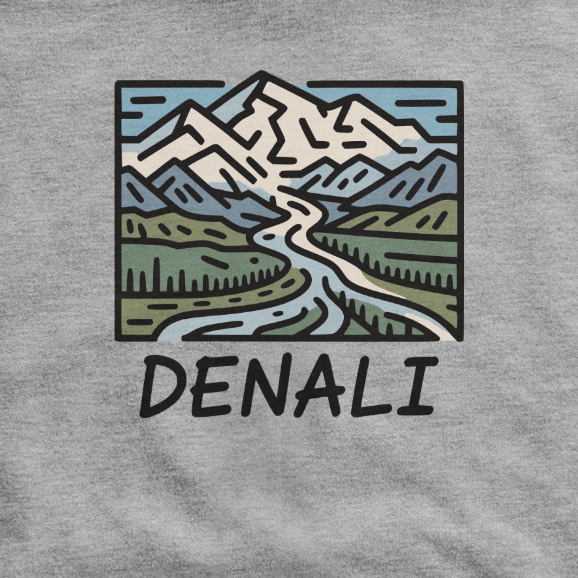Denali National Park Hoodie Adventure and Outdoors Themed Hoodie