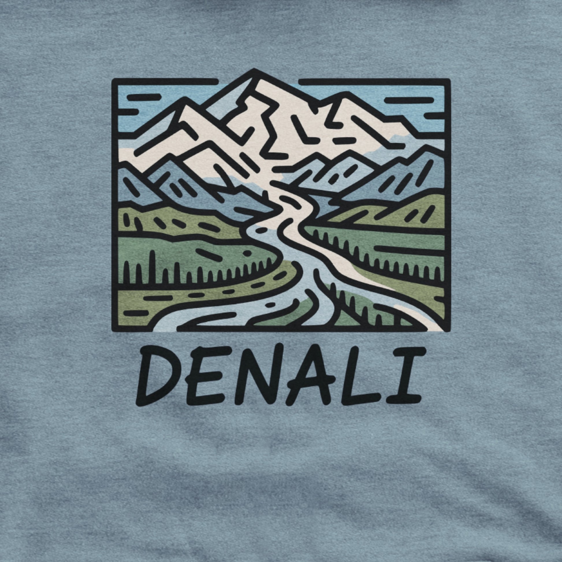 Denali National Park Hoodie Adventure and Outdoors Themed Hoodie