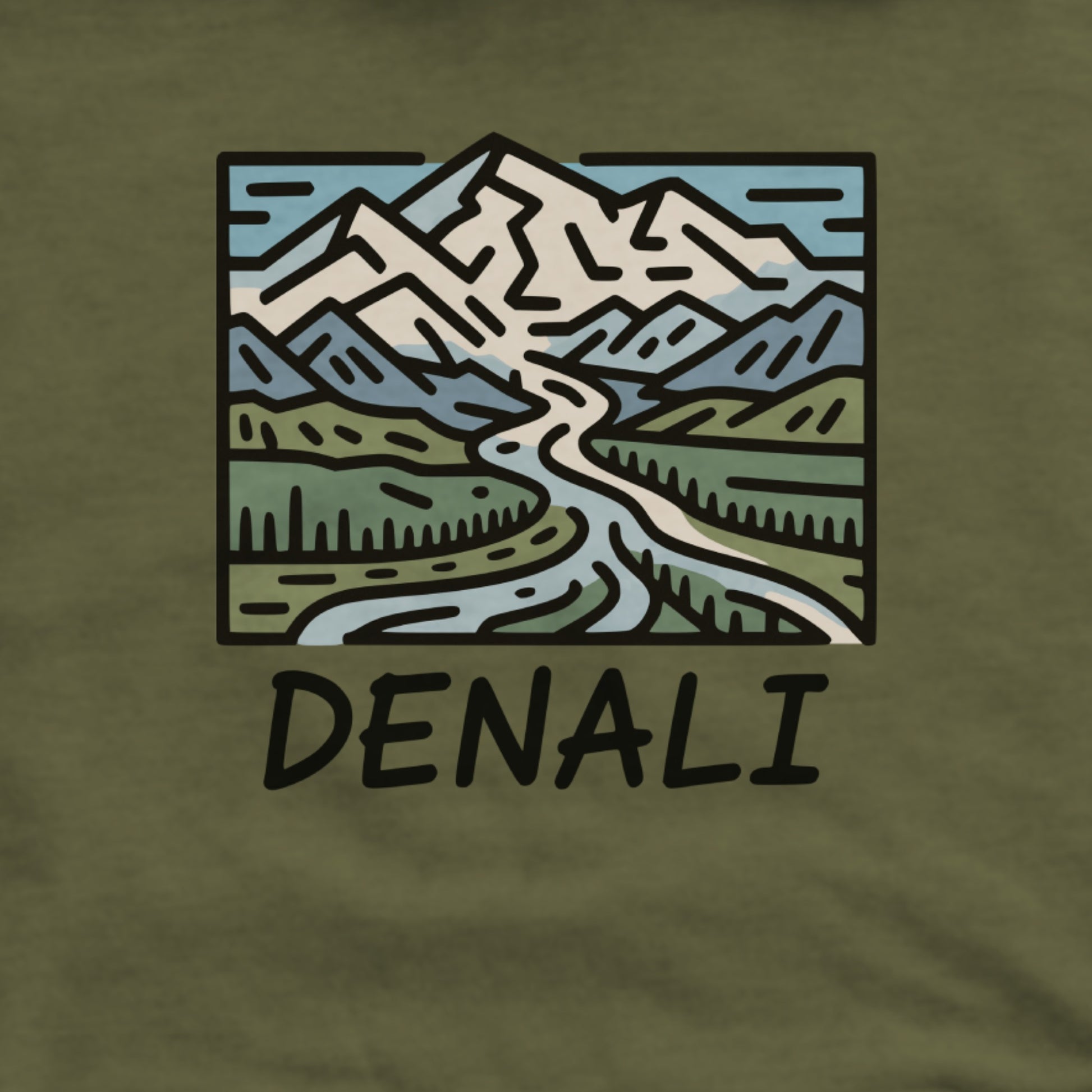 Denali National Park Hoodie Adventure and Outdoors Themed Hoodie
