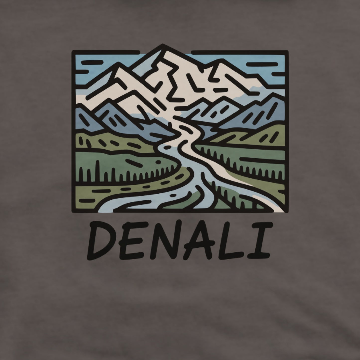 Denali National Park Hoodie Adventure and Outdoors Themed Hoodie