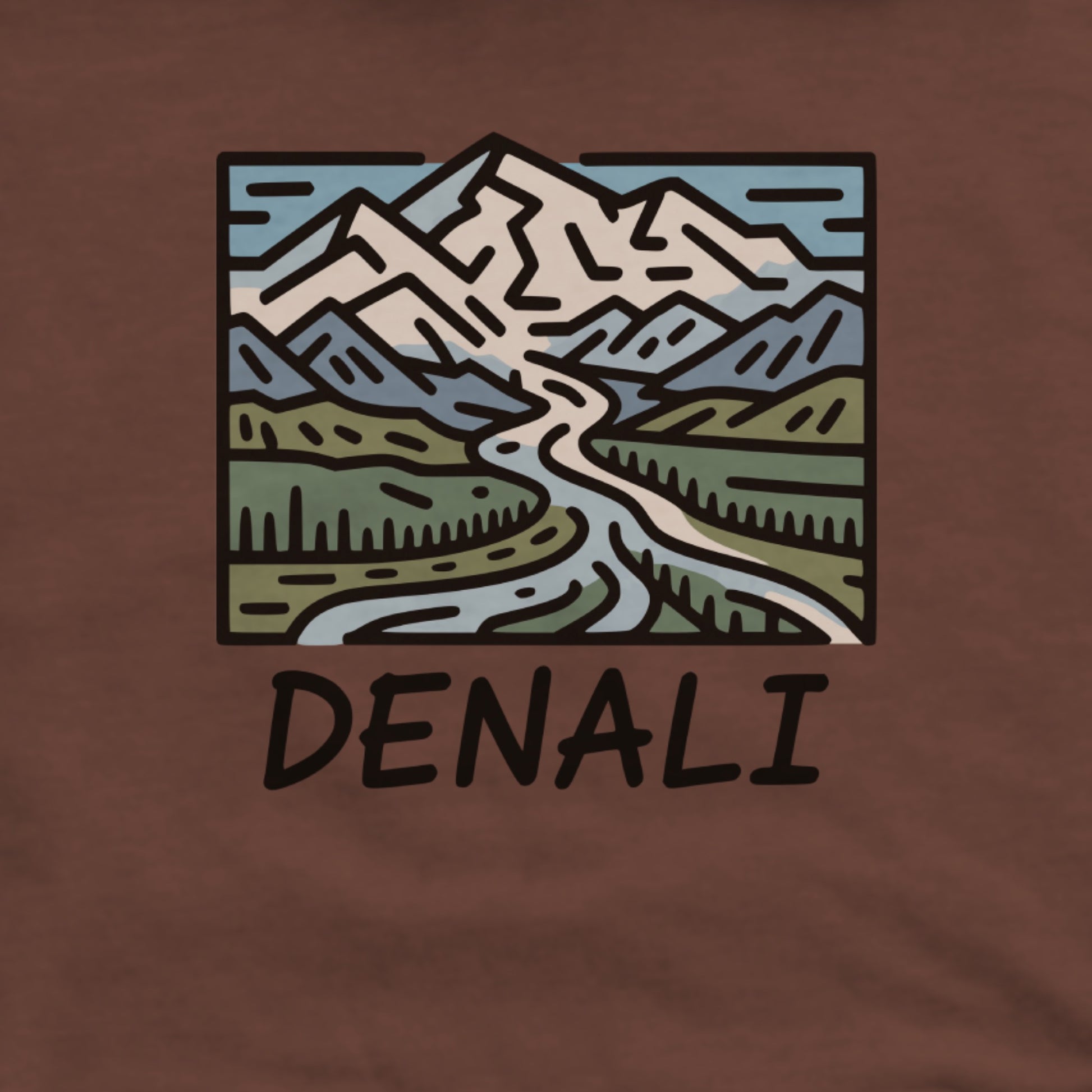 Denali National Park Hoodie Adventure and Outdoors Themed Hoodie