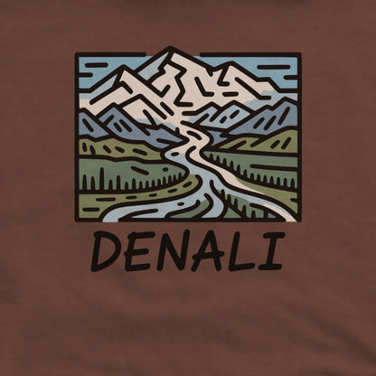 Denali National Park Hoodie Adventure and Outdoors Themed Hoodie