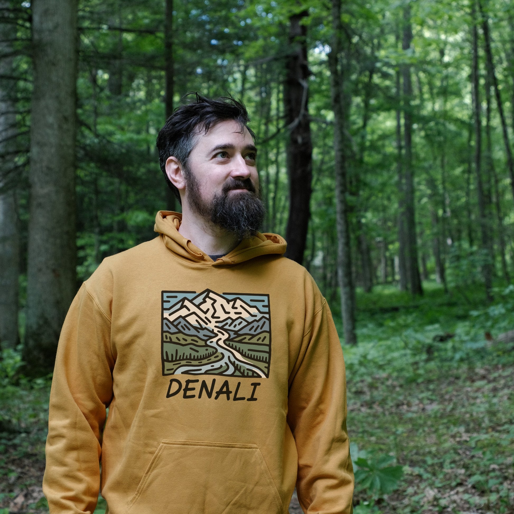 Denali National Park Hoodie Adventure and Outdoors Themed Hoodie