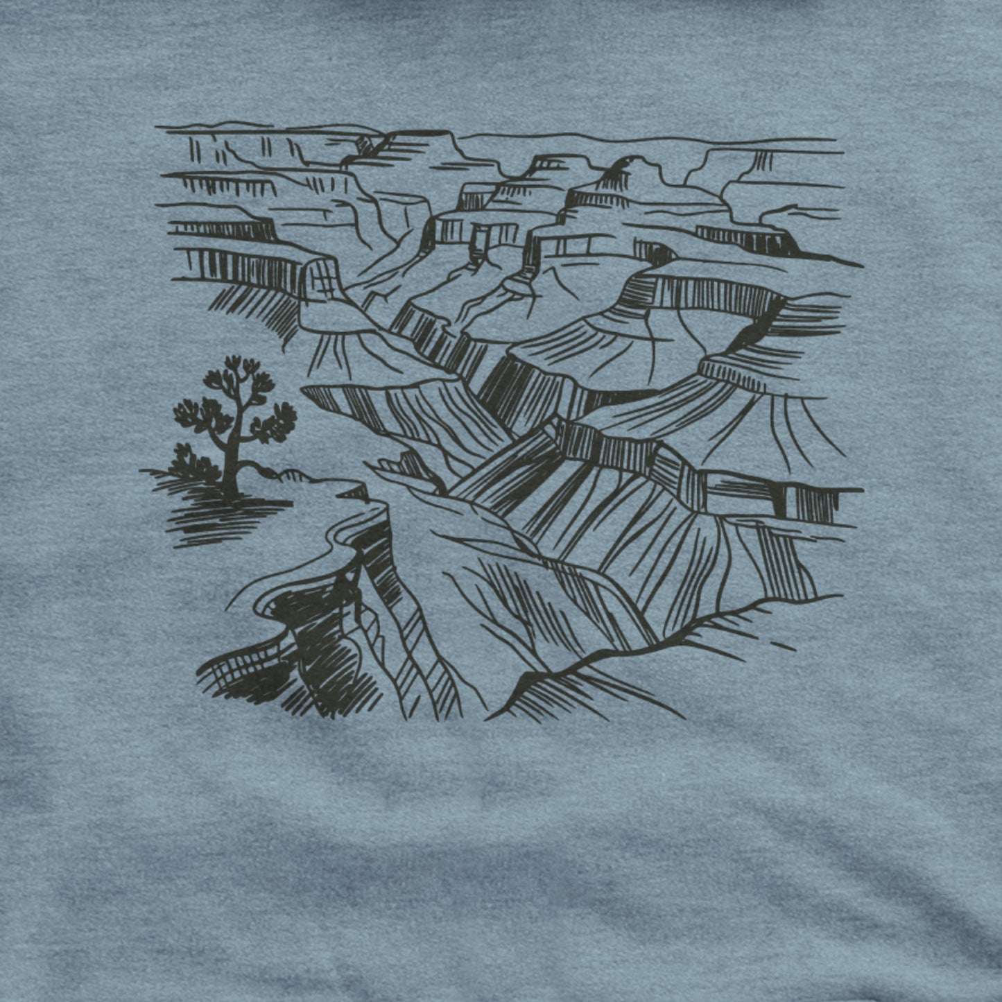 Grand Canyon Doodle Hoodie Adventure and Outdoors Themed Hoodie