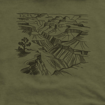 Grand Canyon Doodle Hoodie Adventure and Outdoors Themed Hoodie