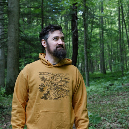 Grand Canyon Doodle Hoodie Adventure and Outdoors Themed Hoodie