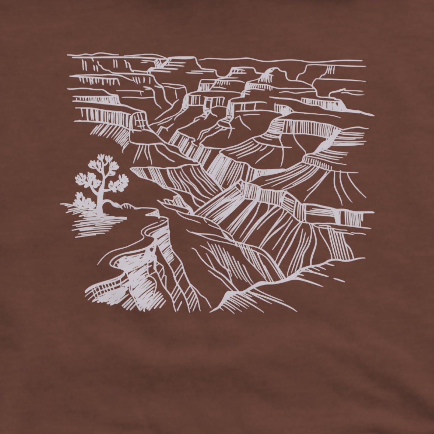 Grand Canyon Doodle Hoodie Adventure and Outdoors Themed Hoodie