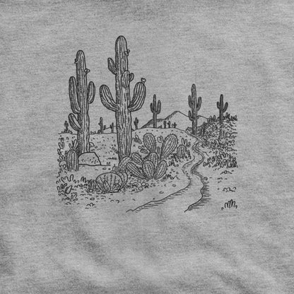 Saguaro Doodle Hoodie Adventure and Outdoors Themed Hoodie