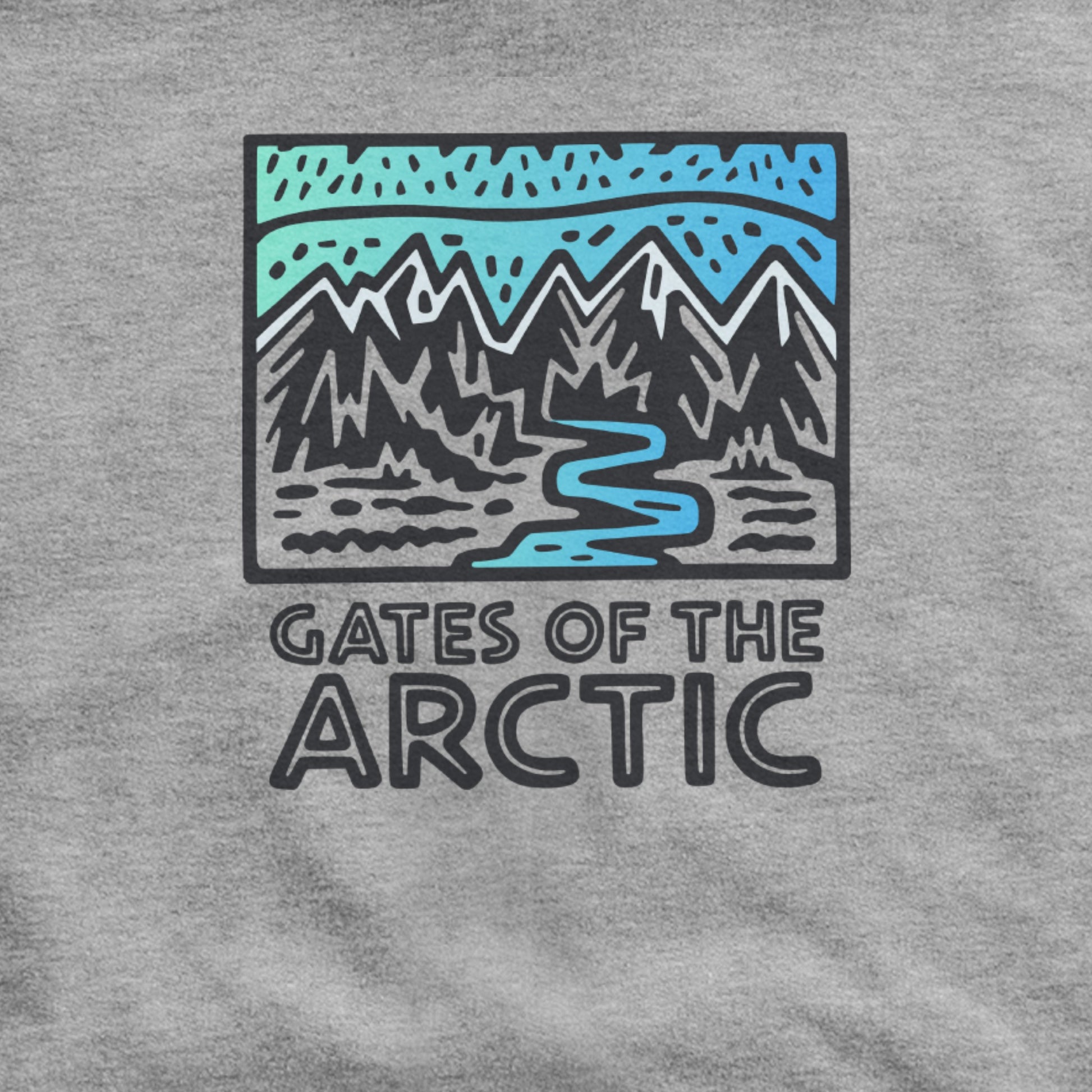 Gates of the Artic National Park Hoodie Adventure and Outdoors Themed Hoodie