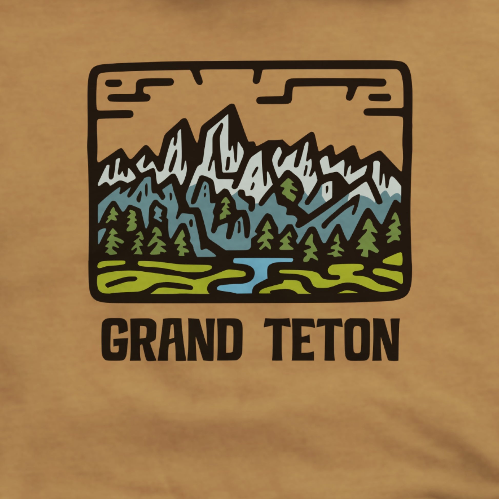 Grand Teton National Park Hoodie Adventure and Outdoors Themed Hoodie