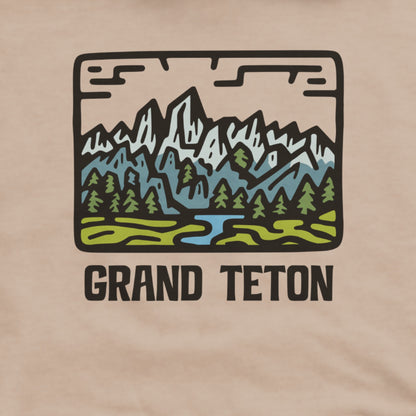 Grand Teton National Park Hoodie Adventure and Outdoors Themed Hoodie