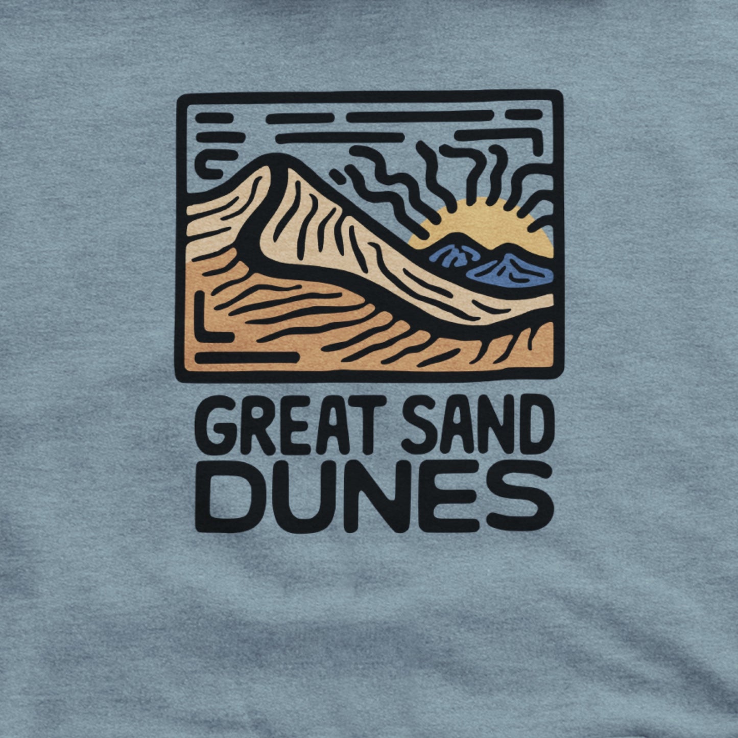 Great Sand Dunes National Park Hoodie Adventure and Outdoors Themed Hoodie