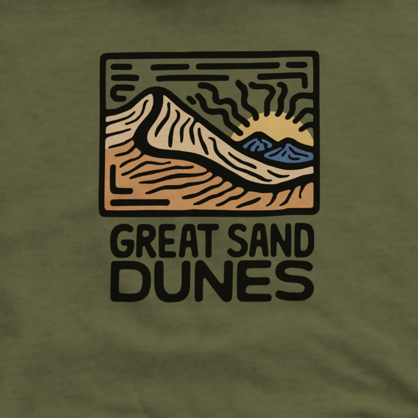 Great Sand Dunes National Park Hoodie Adventure and Outdoors Themed Hoodie