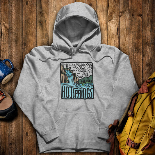Hot Springs National Park Hoodie Sport Grey Adventure and Outdoors Themed Hoodie