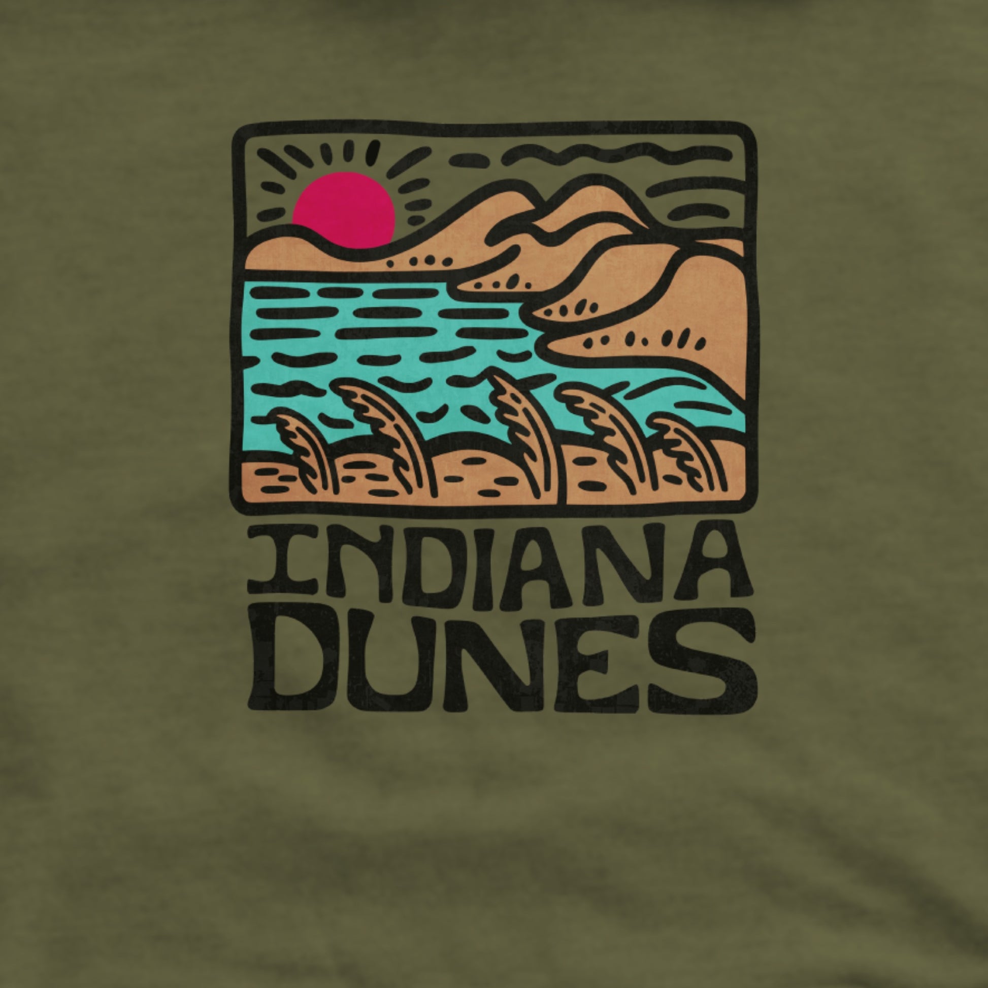 Indiana Dunes National Park Hoodie Adventure and Outdoors Themed Hoodie