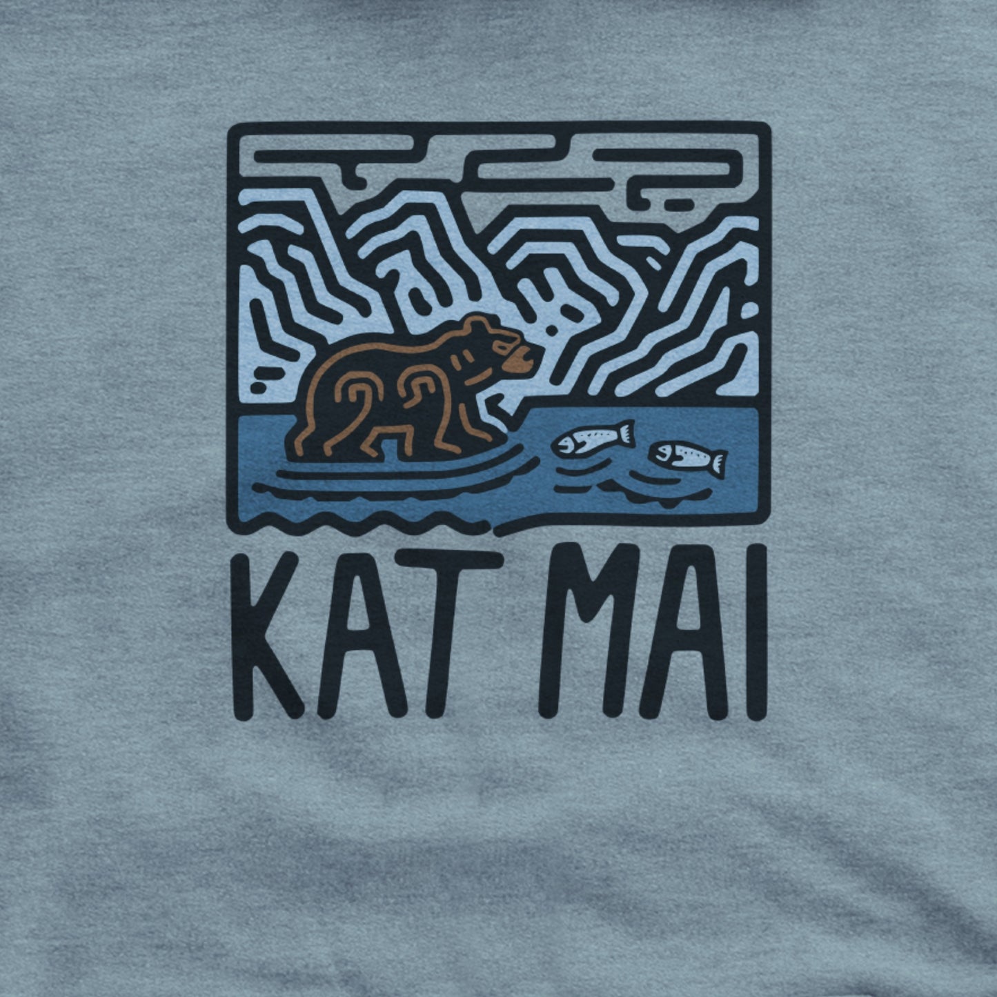 Katmai National Park Hoodie Adventure and Outdoors Themed Hoodie