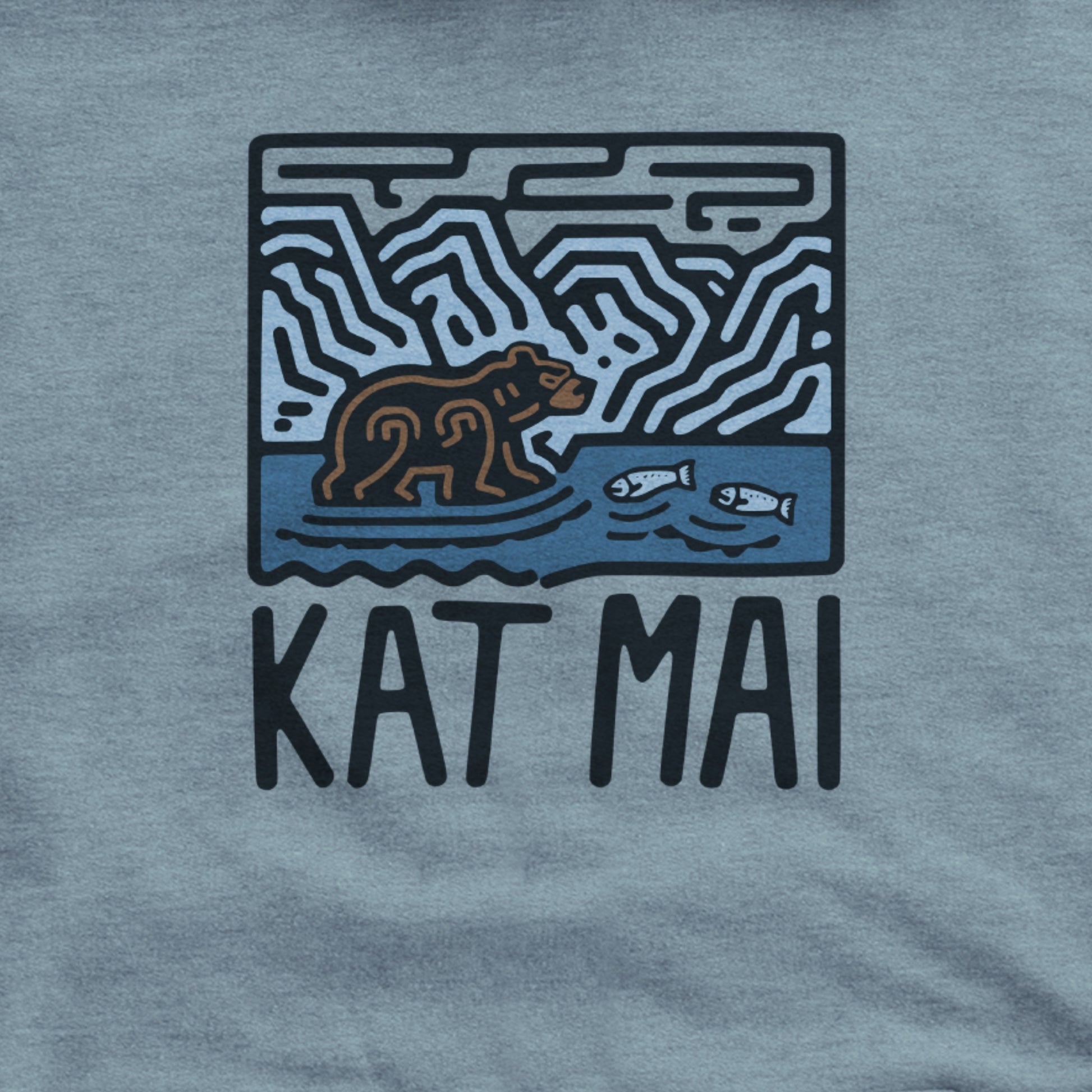 Katmai National Park Hoodie Adventure and Outdoors Themed Hoodie