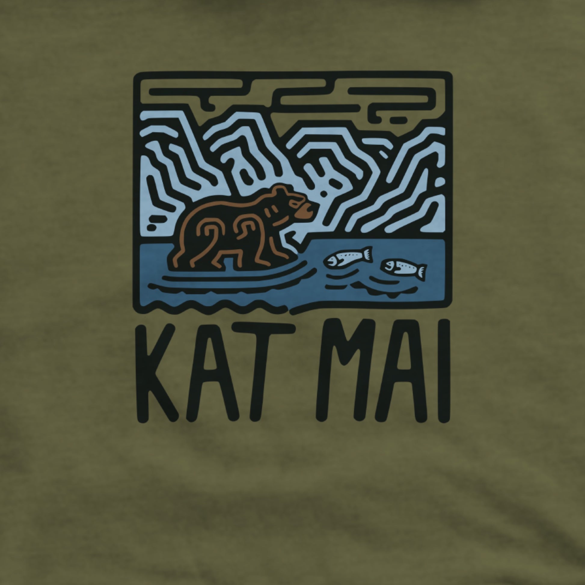 Katmai National Park Hoodie Adventure and Outdoors Themed Hoodie